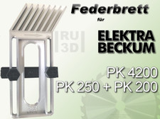 Federbrett Druckkamm für