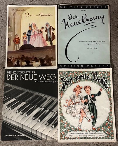 Alte klaviernoten edition - alte,