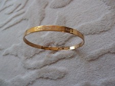 Purelei Armreif/Armspange Gold mit Spruch Gravur...LOOK!!!