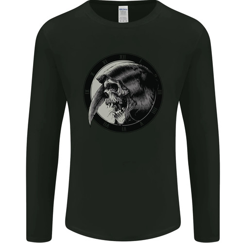 Sensenmann uhr totenkopf biker - sensenmann,