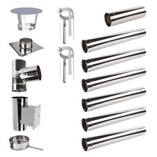 Edelstahl Schornstein Kamin