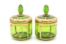 2x antike Deckeldosen Dosen