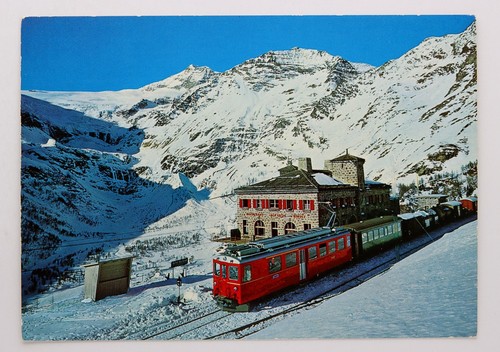 Postkarte bahnhof alp - bahnhof,