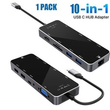 10 in 1 USB C HUB Type-C Multi
