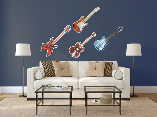 Gitarren print cut - print,