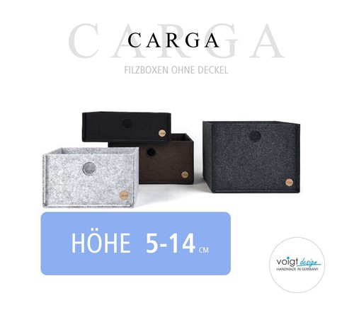 Filzbox höhe 14 cm - -,