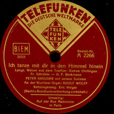 PETER KREUDER & ADOLF WOLFF -WURLITZER ORGEL- Ich tanze mit dir....Himmel S2153
