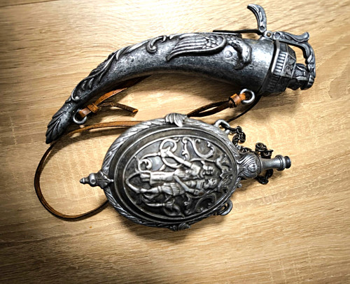 Jagd zubehör set pulverhorn - jagd-zubehör,