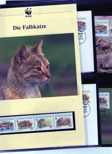 Wwf 1997 libyen die falbkatze - wwf,