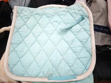 BR Schabracke HellblauTürkis beige DL Schabracke Dressur