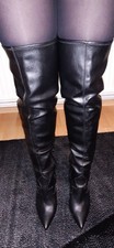 Overknee stiefel leder guess - leder,