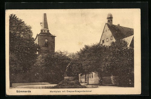 Sömmerda marktplatz mit - sömmerda,,
