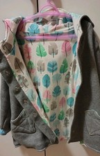 Hand made 💖 Mädchen ⭐️ Walk Jacke/Mantel/Kapuzenjacke/Sweatjacke 💖Gr.116/122👌