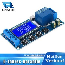 Zeitrelais 5V 12V 24V Delay Controller Board Delay Off Zyklustimer LED Anzeige