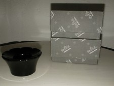 2 Leuchter Kerzenleuchter Blütenleuchter 8cm Porcelaine Noire von Rosenthal