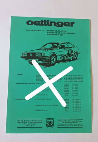 Oettinger scirocco gti - oettinger,