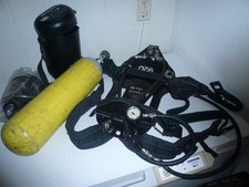 Atemschutzgerät, Dräger Standart, Komplett mit Maske und 6 Liter 300 bar Flasche