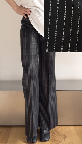 Logo nadelstreifen hose - ,