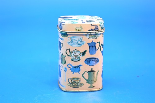 Vintage blechdose teedose - vintage,