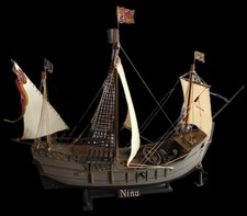 Niña 1:75 – gebautes Kunststoff-Modellschiff / Kolumbus – Deko & Sammler