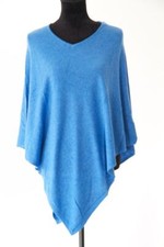 Damen kaschmir poncho - kaschmir,