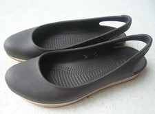 Crocs Retro Slingback Flat Ballerinas ungetragen Gr. W 6 (36-37) braun