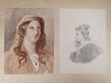 Zeichnung Bleistift & Aquarell