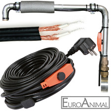 Heizleitung Heizkabel Frostschutz Kabel mit Thermostat - 230 Volt Tränkebecken