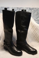 SPM Leder Stiefel / NEU / Schwarz / 41 EU / Leder Boots / Lederstiefel / Biker