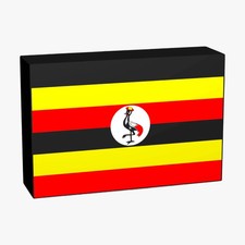 Uganda flagge afrika lampe - uganda,