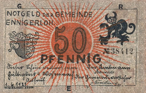 Notgeld gemeinde - notgeld,