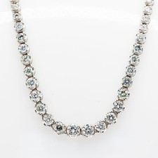 Collier 850 Platin Diamanten