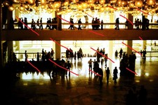 Dia Slide Berlin Palast der Republik  "Erichs Lampenladen"  Abzug vom Dia 1977