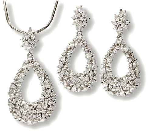 Echtes 925 silber schmuckset - 925,