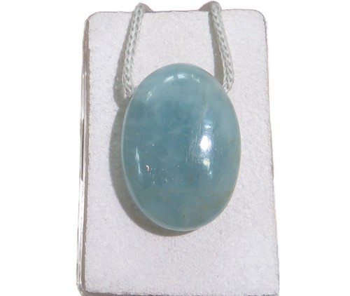 Aquamarin cabochon anhänger - cabochon,