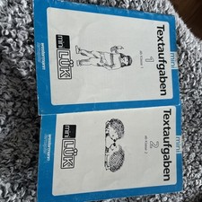 2x Mini Lük Übungsheft Textaufgaben 1 & 2 Mathe Westermann Lernspiel 