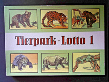 DDR Tierpark - Lotto 1 Spika Spielewerk Karl-Marx-Stadt 1970