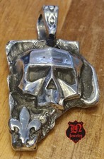 Kettenanhänger skull biker - kettenanhänger,