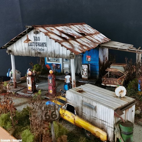 Tankstelle route 24 - route, 1:24