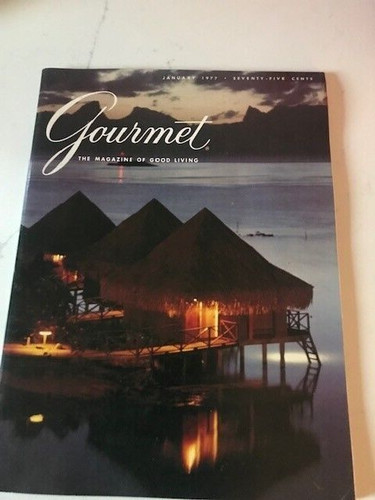 Vintage gourmet magazine 1977 - gourmet,