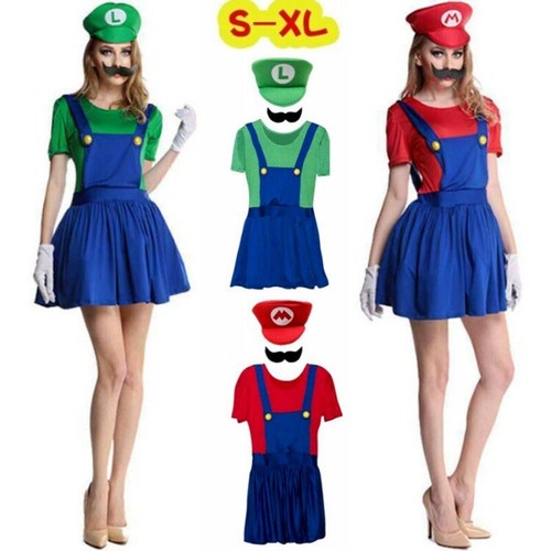 Super mario luigi kleid - super,