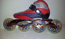 Fila Matrix 100 LK Red/Sil/blue Speedskates Fitness Inline Skates Gr. 38,5 Sale