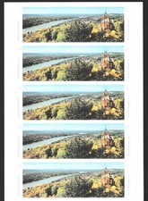 Bund FB  96 postfrisch, Panorama Folienblatt Bonn / Siebengebirge