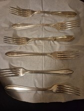 6x Wellner Patent 90/45 Gabeln