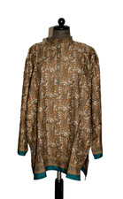 Longbluse Tunika Hemd Seide