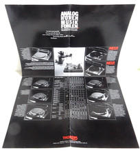 Poster Plakat Thorens Plattenspieler TD 146 166 180 280 290 318 320 2001 3001