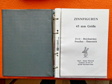 Weirich ZIVIL REICHSARMEE PREUSSEN ÖSTERREICH   Katalog 45 mm Fig