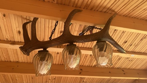 Original vintage geweihlampe - original,
