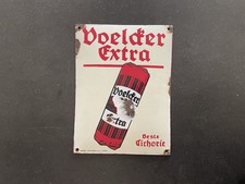 Voelker Kaffee Emailschild -