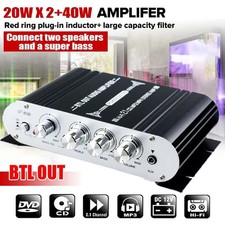 Mini 1ch hifi verstärker - 2.1ch,